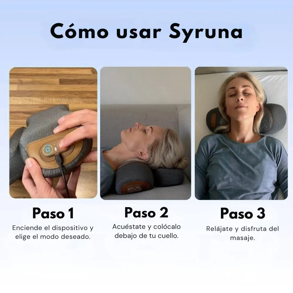 El masajeador de cuello 3 en 1
