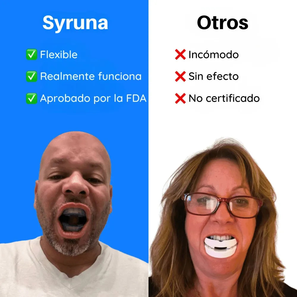 Syruna – Férula bucal médica antirronquidos, discreta y cómoda