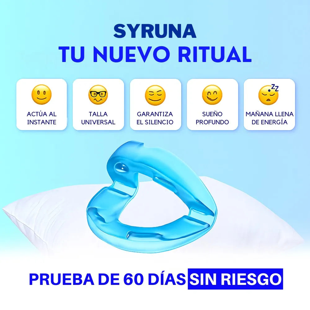 Syruna – Férula bucal médica antirronquidos, discreta y cómoda